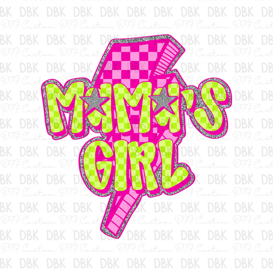 Neon Mama's Girl DTF Transfer