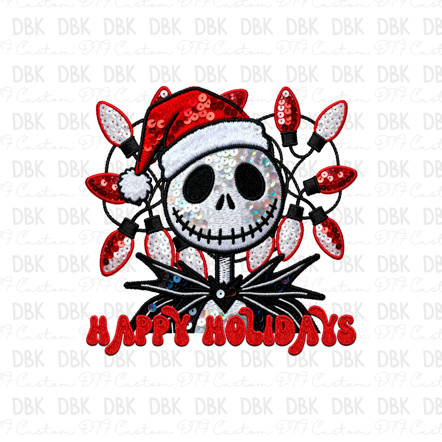 Skelly Man DTF Transfer