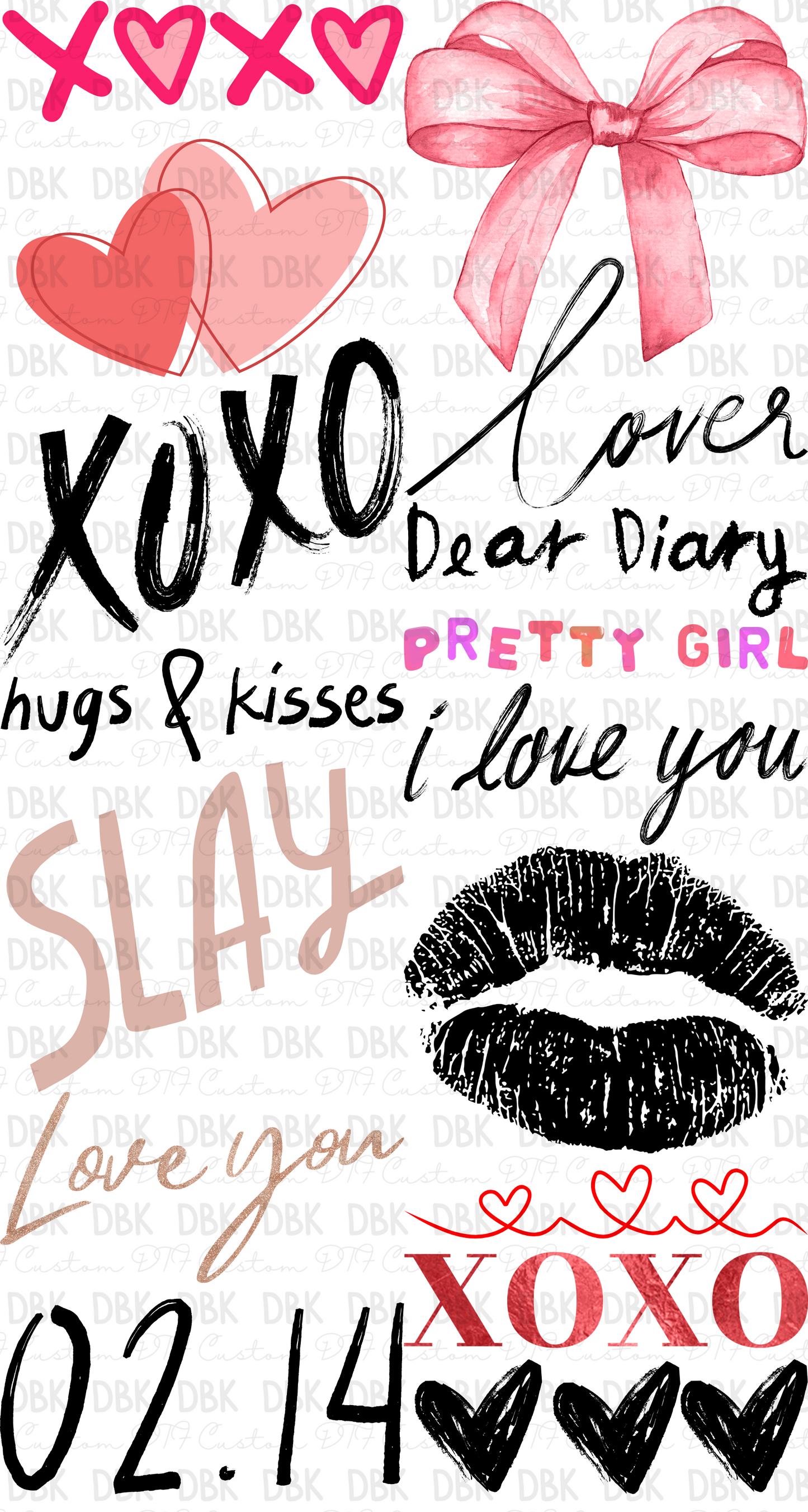 Simple Valentine Pre-Made Gang P123