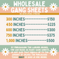 Wholesale Gang Sheets