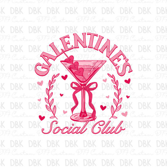 Galentine's Social Club DTF Transfer