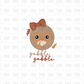 Girl Turkey DTF transfer T8