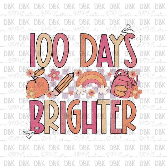 100 days brighter DTF transfer A7
