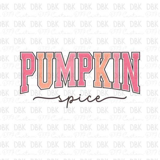 Pumpkin Spice DTF Transfer F38