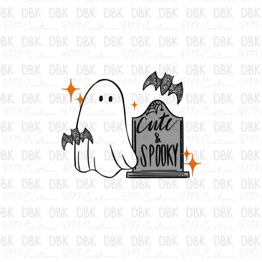Cute & Spooky DTF Transfer H295