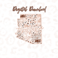 Arizona Rose Gold Leopard Digital Download