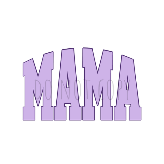 MAMA PURPLE DTF Transfer