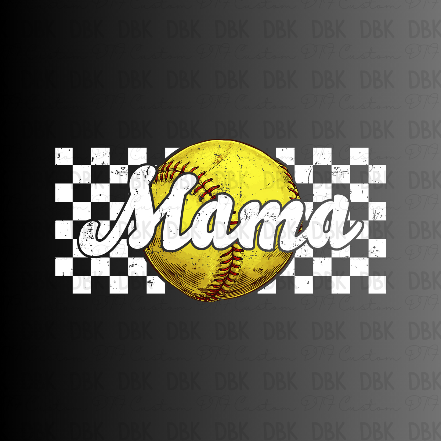 Softball mama DTF Transfer C139