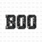 BOO DTF transfer H67