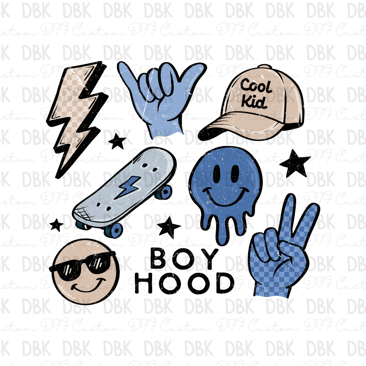 Boy hood DTF Transfer