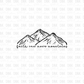 Faith Can move mountains DTF transfer BLACK FT110