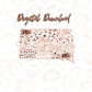 South Dakota Rose Gold Leopard Digital Download