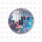 Disco ball DTF transfer B77