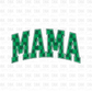 Green Check Mama DTF Transfer N286