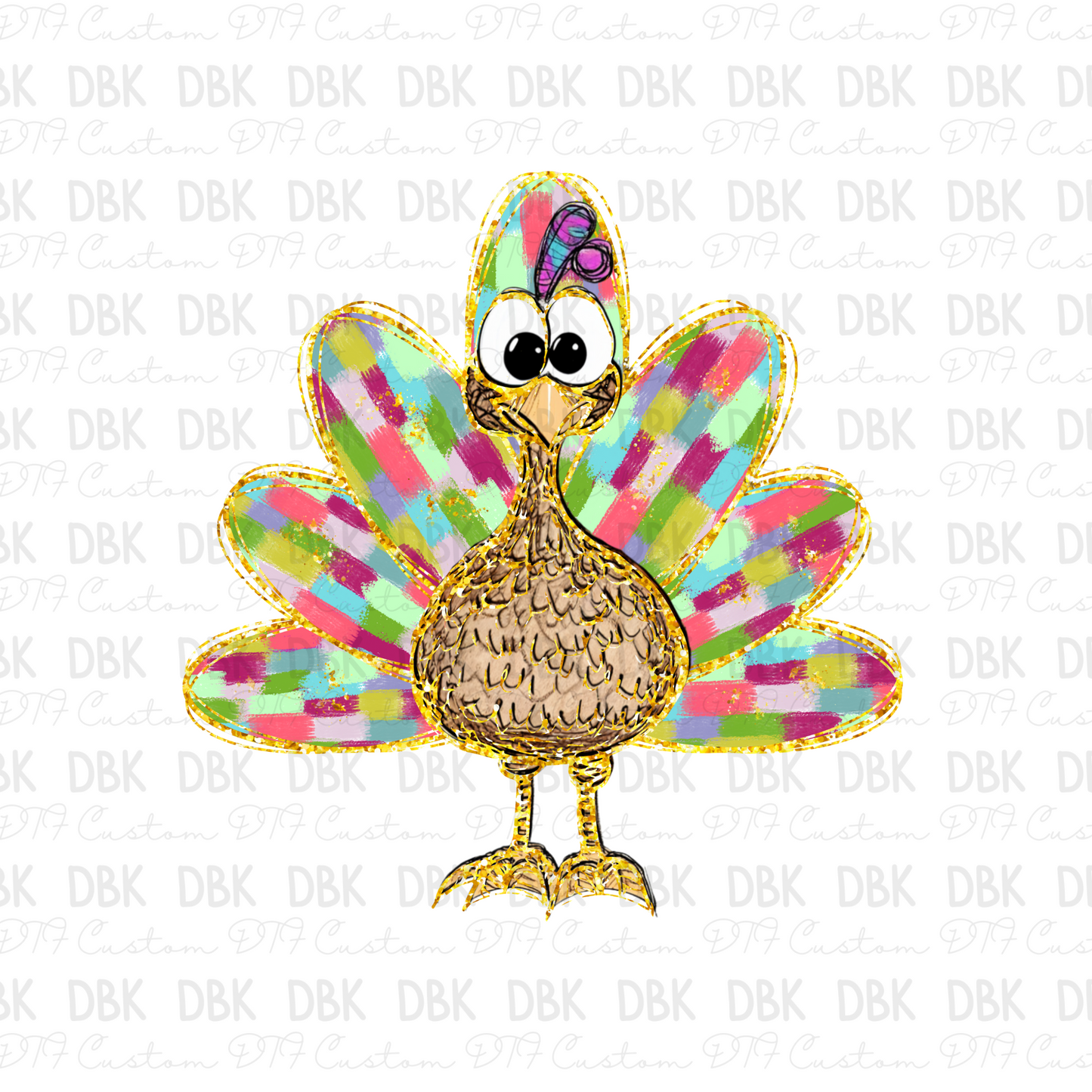 Turkey girl DTF Transfer T21