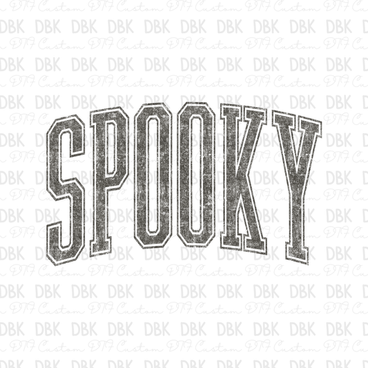 Spooky DTF Transfer BLACK H282