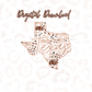 Texas Rose Gold Leopard Digital Download