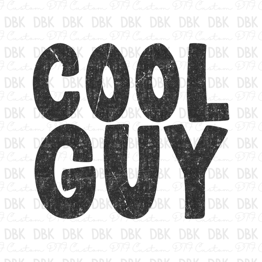Cool Guy DTF Transfer