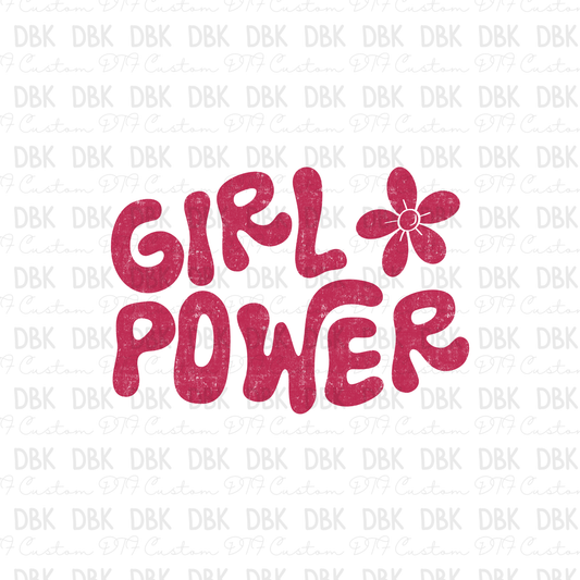 Girl Power DTF Transfer