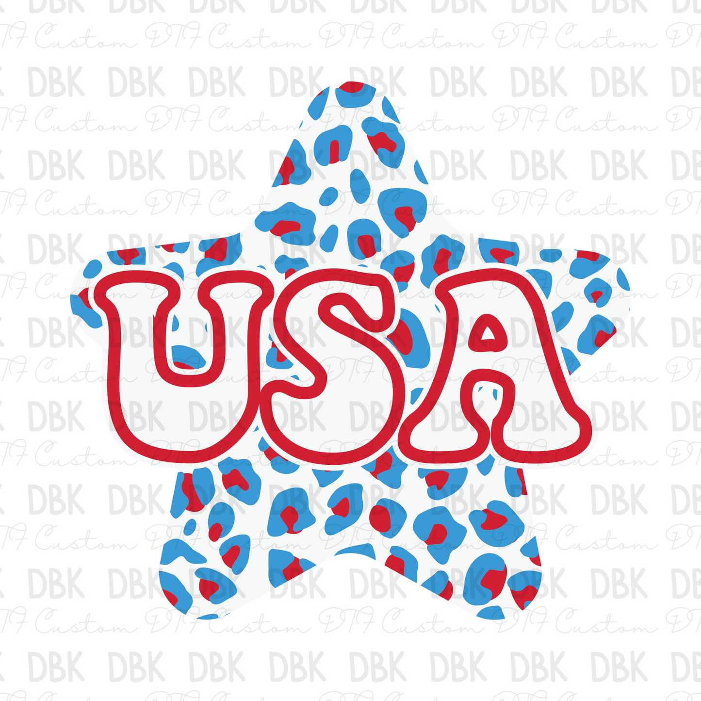 USA Star DTF Transfer