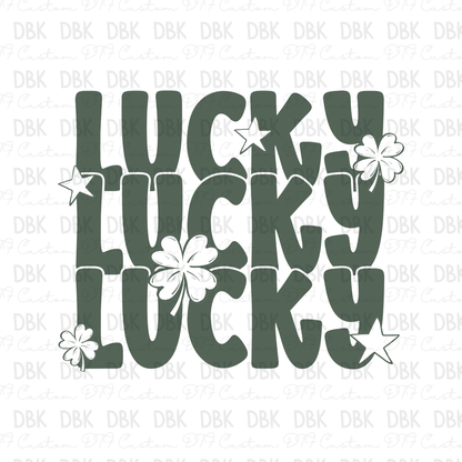 Lucky DTF Transfer GREEN