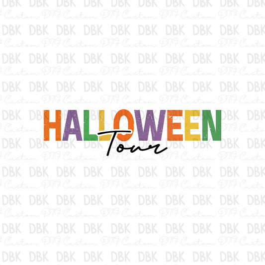 Halloween Tour DTF transfer