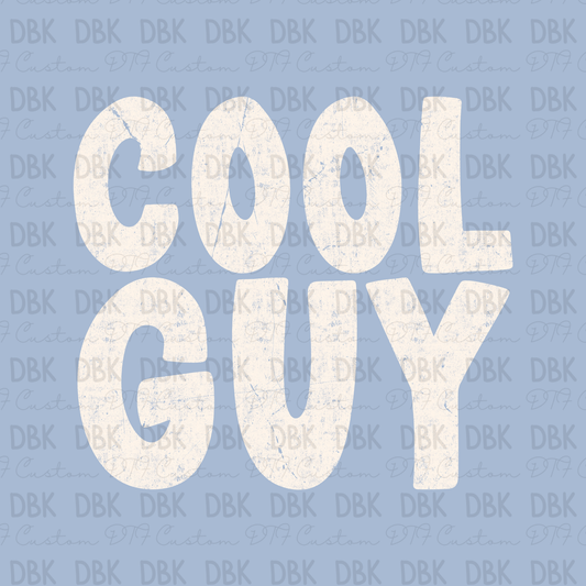 Cool Guy DTF Transfer