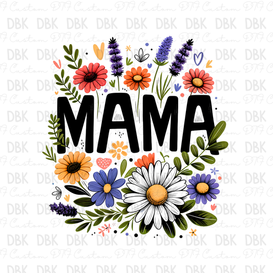Floral Mama DTF Transfer N263