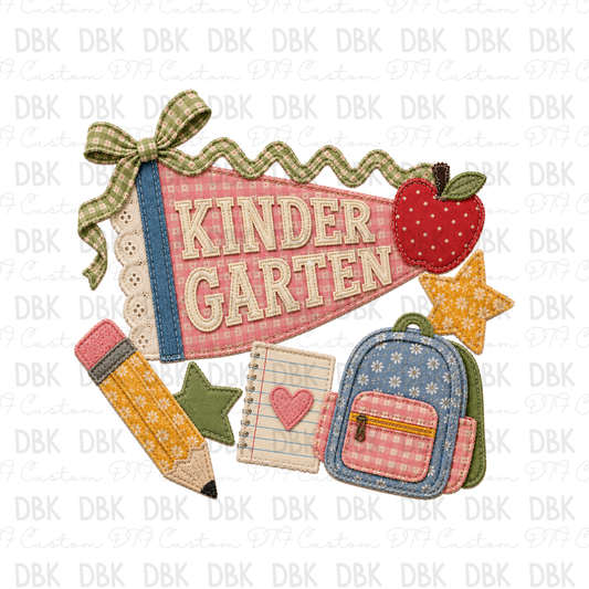 Kindergarten DTF Transfer A313