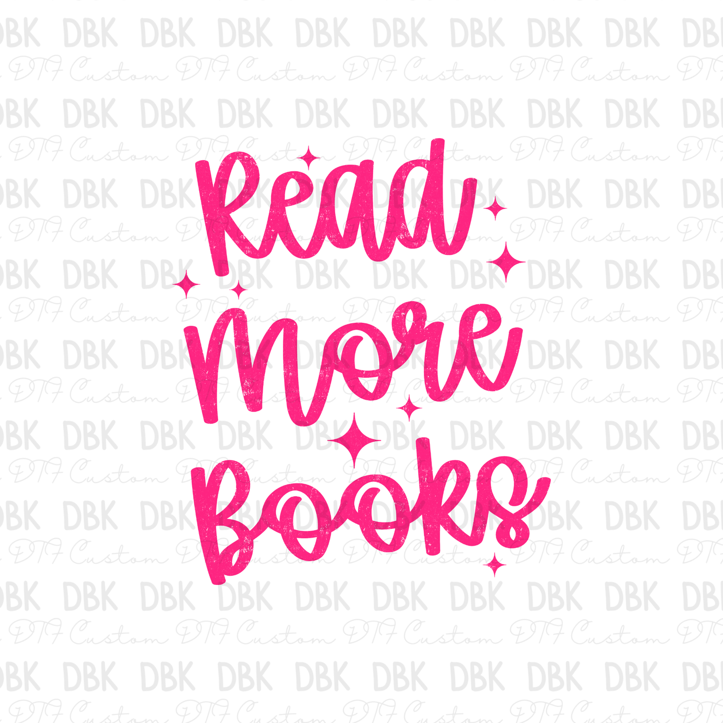 Read more books DTF Transfer PINK