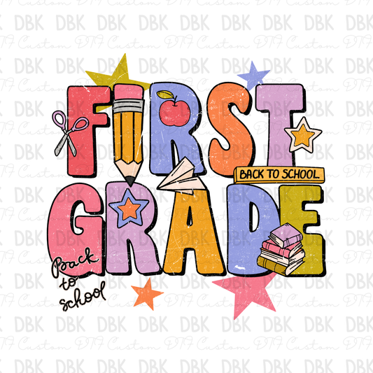First Grade DTF Transfer