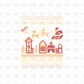 Santa knows you've been A HO HO HO DTF Transfer E242