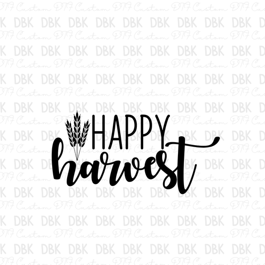 Happy Harvest DTF transfer F109