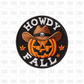 Howdy Fall DTF transfer B71