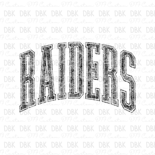 Raiders DTF Transfer