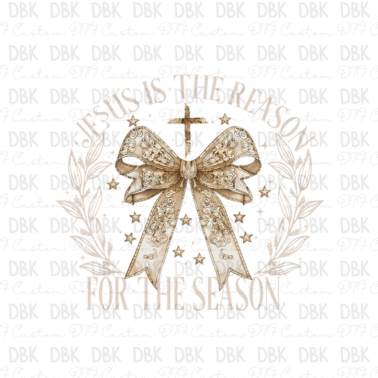 Jesus is the reason for the season DTF Transfer E134