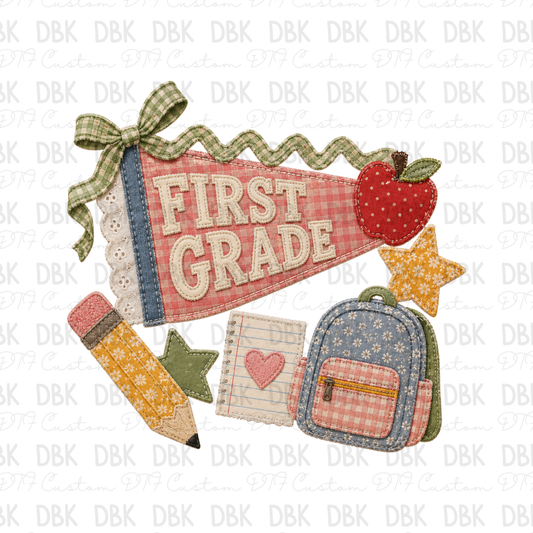 First Grade DTF Transfer A314