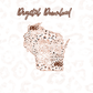 Wisconsin Rose Gold Leopard Digital Download