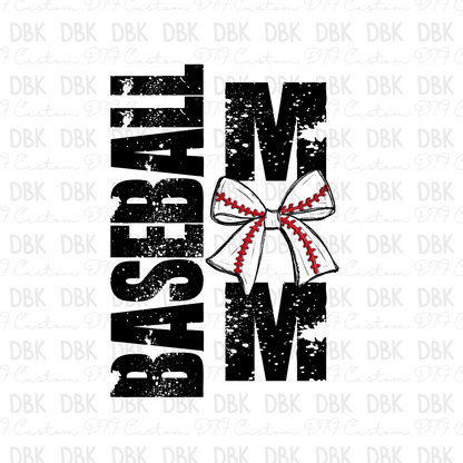Baseball Mom DTF Transfer C200