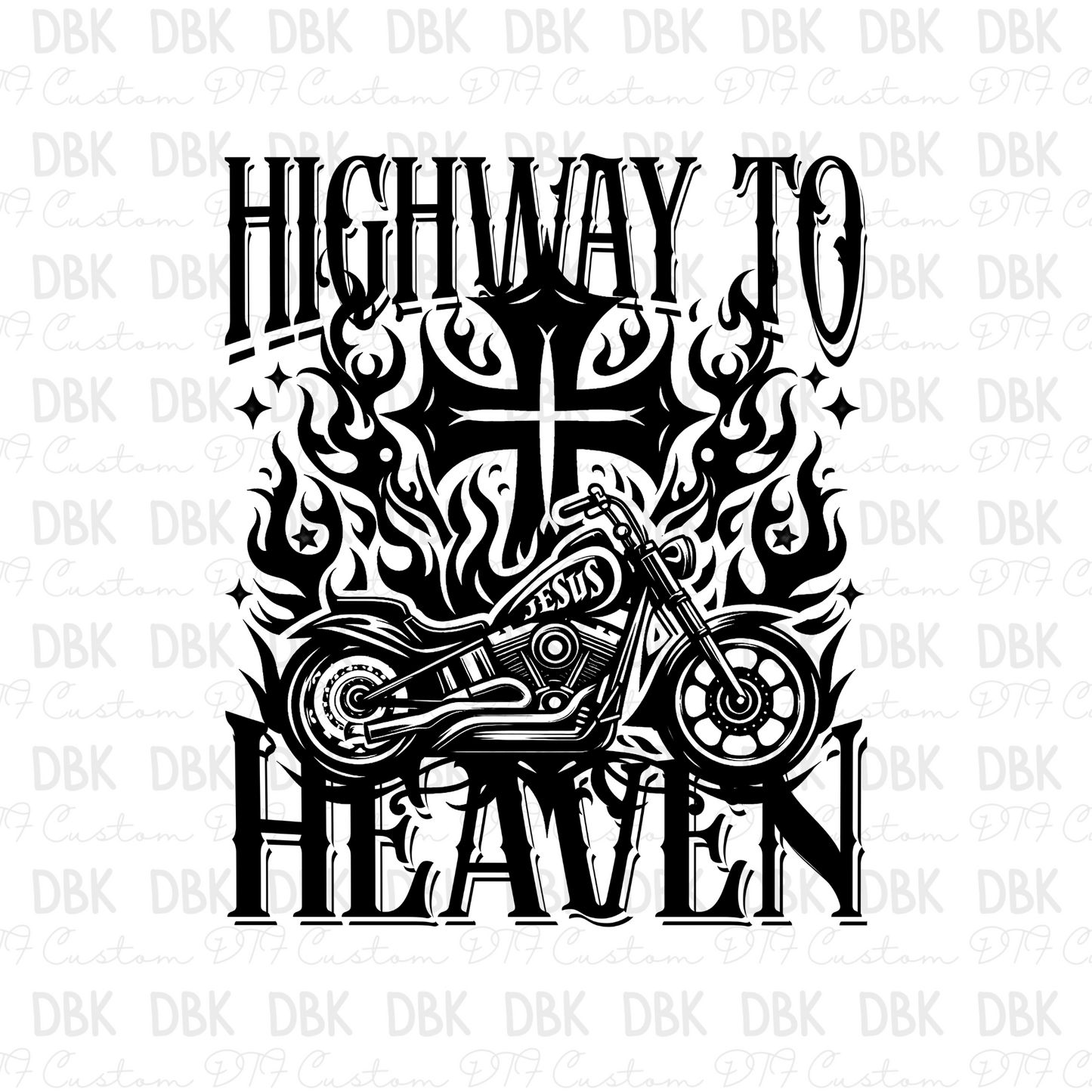 Highway to heaven DTF transfer