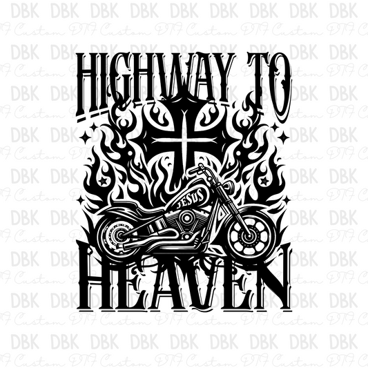 Highway to heaven DTF transfer