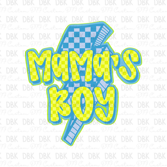 Neon Mama's Boy DTF Transfer