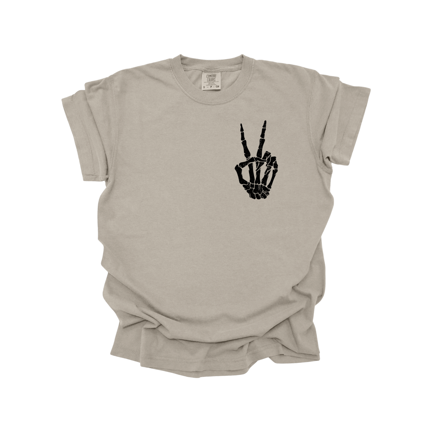 Black Skull Hand DTF Transfer