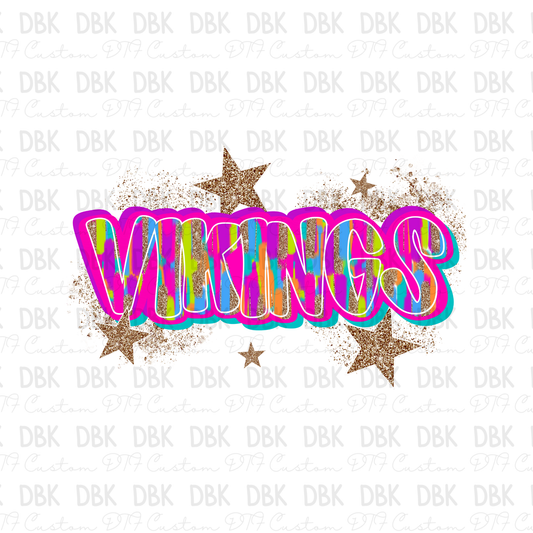 Vikings DTF Transfer M199