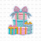 Pastel Christmas Presents DTF Transfer