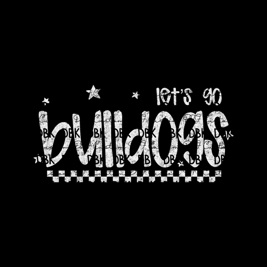BULLDOGS DTF Transfer WHITE M155