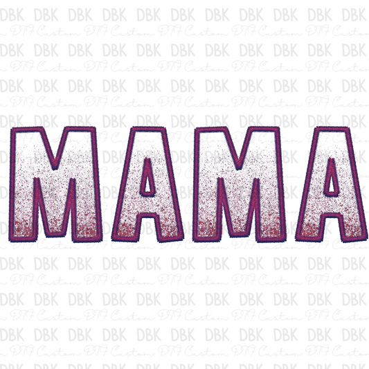 Mama Cherry Ombre DTF transfer