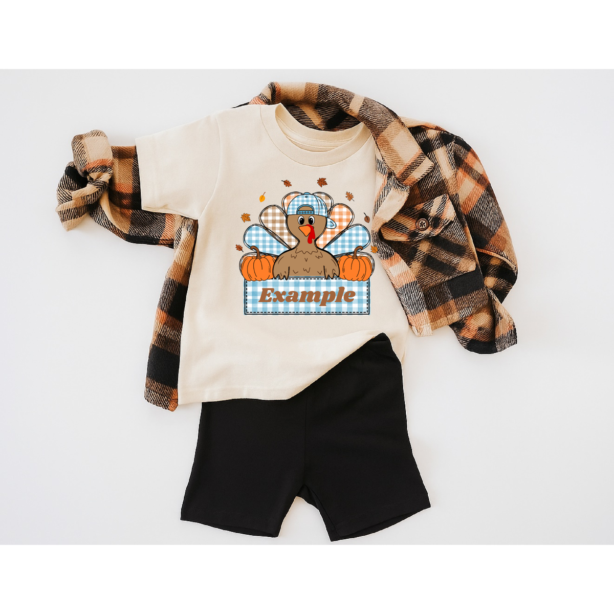 Boy Turkey Custom name DTF Transfer ONLY