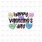 Happy Valentines Day DTF Transfer J45