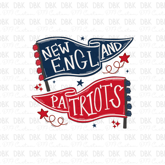 Patriots DTF Transfer